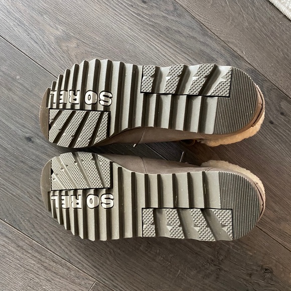 Sorel Harlow LACE COZY Boots in Ash Brown- New - Picture 6 of 10